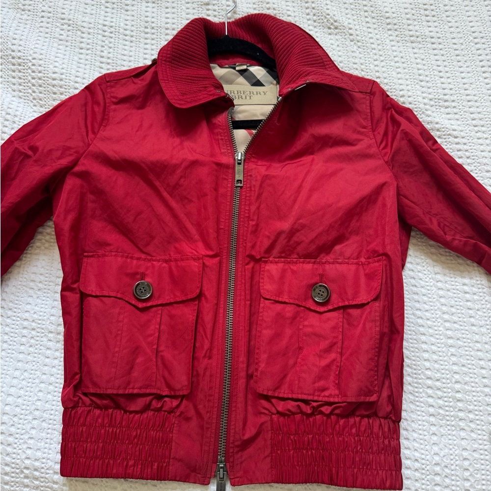 Women’s Burberry Red Jacket size 6